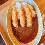 カフェバル - エビフライカレー