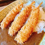 カフェバル - エビフライカレー