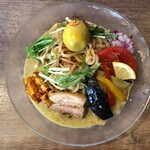 スープカレー&ダイニング エルビス - 冷製グリーンカレーSOBA改