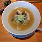 麺家 たけ田 - 大洋丸神経〆伊佐木の炙り潮蕎麦