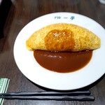 グリル一平 三宮店 - オムライス(中 1,000円)