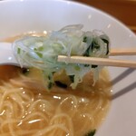 麺家 たけ田 - 白ねぎ