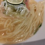 麺家 たけ田 - 麺の感じ