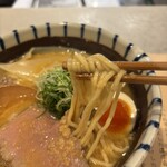 熱田味噌拉麺ぶりゆ - 中細ストレート麺