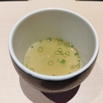 東京神楽坂 TORIKURA - 八時間炊き澄まし鶏スープ