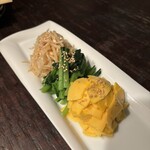 牛牛 - ナムル盛り合わせ　コリンキー、小松菜、もやし
