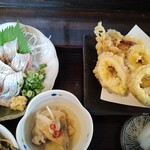 居酒屋 姫咲丸 - 生にしん刺とイカ天プラ