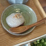 デザートのそばがき