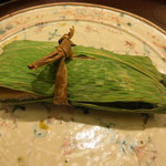 日本料理 太月 - 26年8月　秋刀魚、松茸挟み焼き