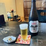 蕎麦処 みかわ - お酒を頼むとお通しが出てきます