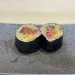 札幌 鮨 銀座 一 - とろたく巻