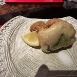 306979603 - アブラボウズの大葉巻揚　長芋のおかき揚