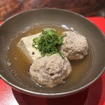 賛否両論 - 鮪のつみれのねぎま汁風