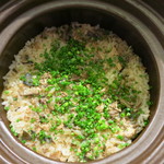日本料理 太月 - 26年8月　鼈炊込み御飯　土鍋
