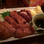 泪橋 - 鶏のレバ刺し