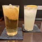 酒亭 田中 - ボウル、レモンハイ