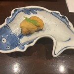 酒亭 田中 - 茄子雲丹のせ