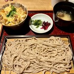 手打そば大庵 - 親子丼セット