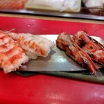 立喰 さくら寿司 - 特大車海老（1貫880円）