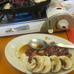 Kimchi - 生マッシュルーム、最高。