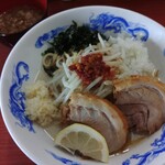 一太豚 - 冷し白湯ラーメン+ブタカスアブラ