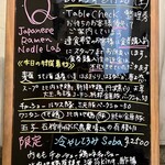 Japanese Ramen Noodle Lab Q - 本日の素材いろいろ