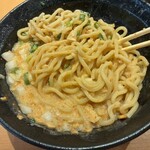 油そば鈴の木 - 下からガッツリ混ぜたあと