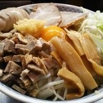 らーめん 大 大久保店 - 2014/09油そば850円野菜多めニンニク