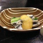 四季祭 - お通し(小鰯のぬた)