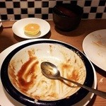 洋食Mogu - デザートのミカンがほっとさせてくれます～。