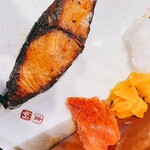 てっぺん - ブリの幽庵焼き　トッピングに明太子が嬉しい♪