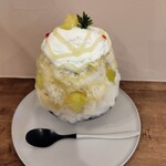 patisserie andbell - メロンミルクかき氷