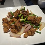 チャイニーズガーデンレストラン 深記 - スペアリブのXO醤炒め