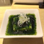 濱松たんと - お通し・浜名湖の生海苔＆豆腐