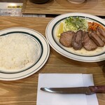 キッチン あずま - 仔牛の厚切りタンステーキ定食　1,980円
      　（数量限定）