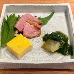 とんかつ乃ぐち - 前菜盛り合わせ