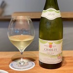 とんかつ乃ぐち - 白ワイン（シャブリ）