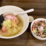 RAMEN N'n - Chicken Broth with Salt Flavor + Mini Chashu Rice Bowl