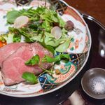 藤右ェ門 栄 - 2025.5 常陸牛のロースト 柚子胡椒添え