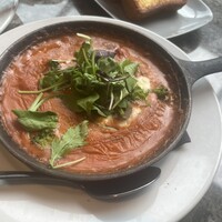 マーサーブランチ テラスハウス - ガーリックシュリンプの濃厚ビスクシチュー