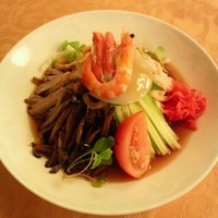 翠林 - 海鮮五目冷麺(2200円)