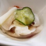 とんかつ成蔵 - ピクルス