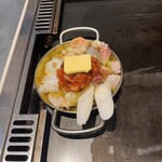 月島もんじゃ おこげ 栄 - 