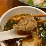 自家製手もみ麺 鈴ノ木 - 鶏団子