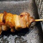 炭火焼 湖月 - 阿波尾鶏モモ串