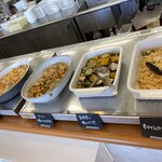 空の駅 風和里しばやま レストランフワリ - パスタ、メイン料理もお野菜がいっぱい