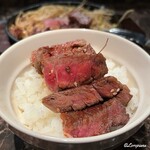 雅や - 自前でリブロース丼