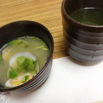 すし処 つま美 - コース　お味噌汁