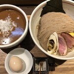 鴨出汁中華蕎麦 麺屋yoshiki - そば風鴨つけ蕎麦（カレー）