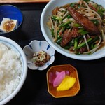 大衆食堂 みどりや商店 - レバニラ定食